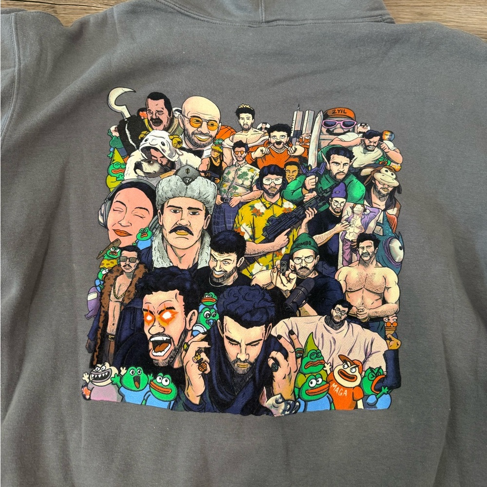 Hasan Piker Union Made Hoodie - Picture 2 of 5